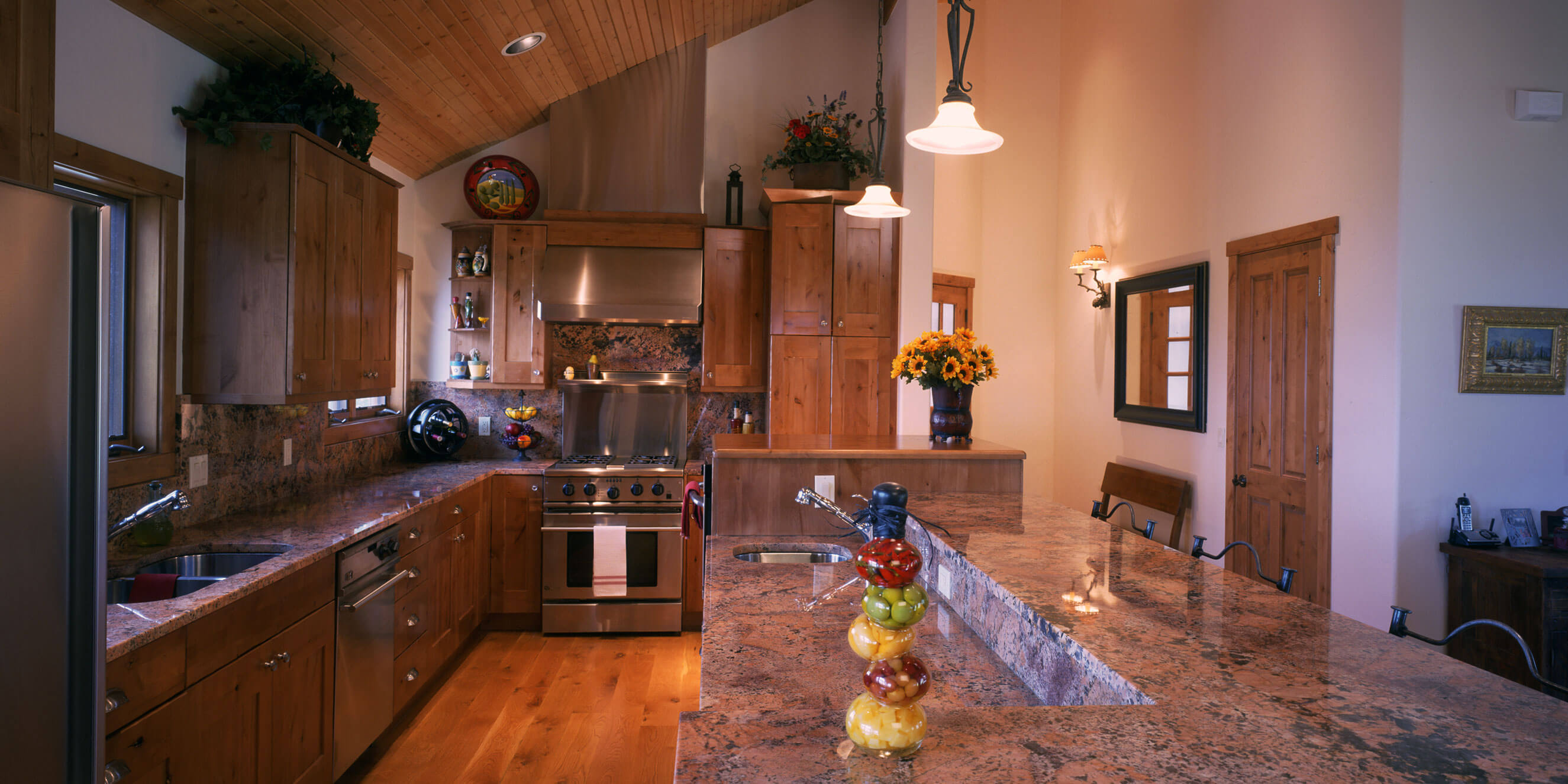 Kitchen in Custom Home in Gypsum, Colorado